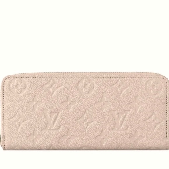 Louis Vuitton Empreinte Monogram Clemence Beige Wallet - Picture 1 of 9